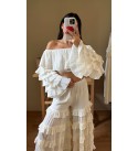 Balı Fırfır Detaylı Pantolon 