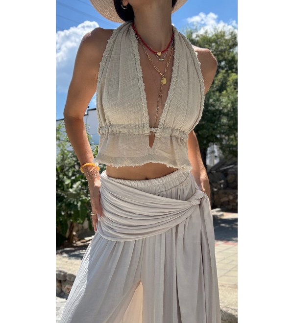 Bej Isla Pamuk Crop