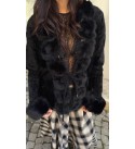 Ithal Angora kurklu Hırka 