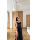 Lacıvert  LUNARA HANDMADE Pamuklu Bluz