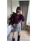 Leopar Desen Mını Etek